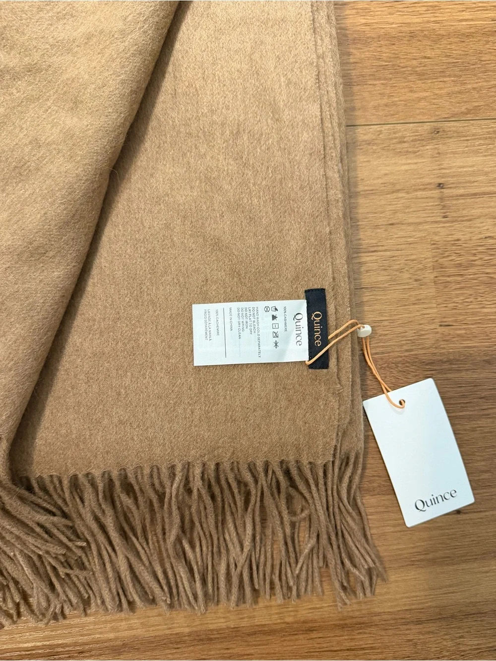 Quince Mongolian Cashmere Throw in Teak